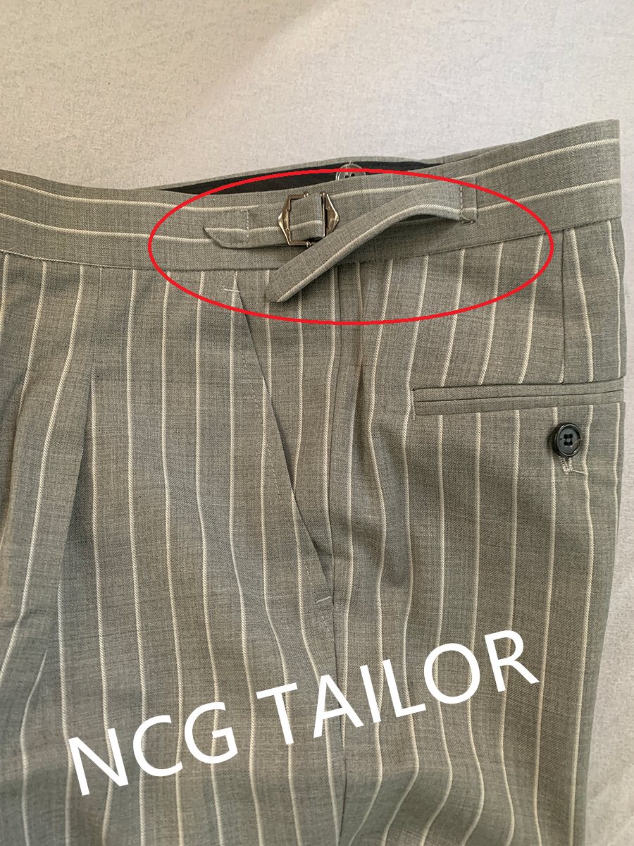 Side tabs - custom pants - ncgtailor